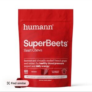 Humann SuperBeets Heart Chews - Nitric Oxide Supplement for Blood Pressure